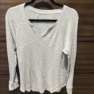 American Eagle Women's Gray Knit Top